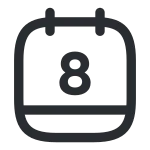 Calendar 1 SVG Icon